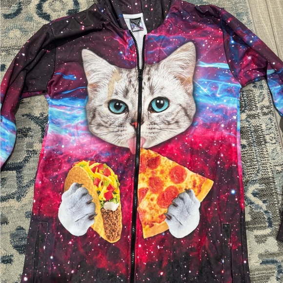 All Over Print Taco Cat Onesie - Size M - Picture 3 of 7